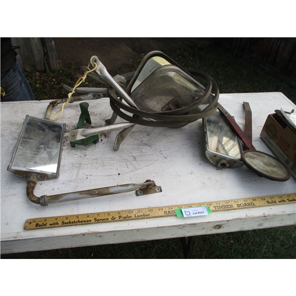 Vehicle Mirrors, Foot Pedal