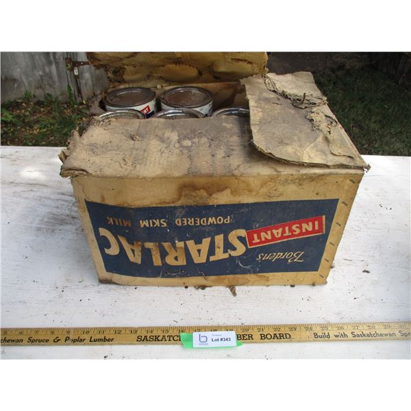 (23) Starlac Powered Skim Milk Tins (Empty)