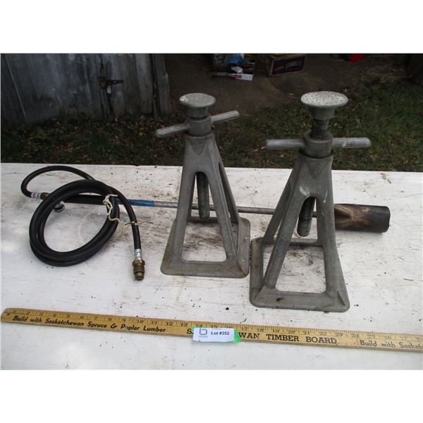 Jack Stands, Propane Torch Head