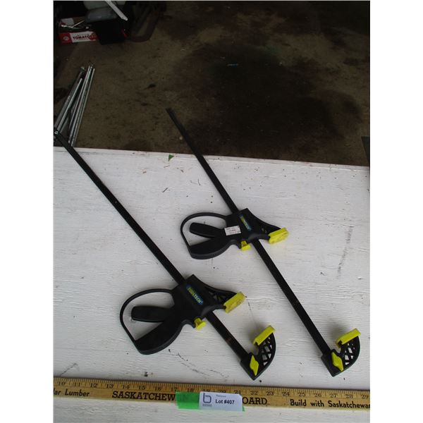 (2) Tooltech Bar Clamps (30")