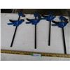 Image 1 : (2x Bid Price) (2) Pairs of Powerfist Bar Clamps (18")