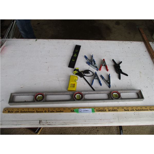 (3) Levels, Misc. Clamps