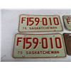 Image 3 : (4) License Plates (1950 Commercial Low Number Plate, 1970's Plates)