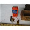 Image 2 : Wooden Bluebird Box, Tobacco Tins, Gauges, Misc.