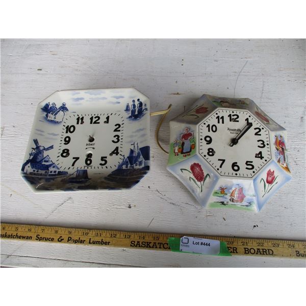 (2) Dutch Clocks