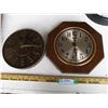 Image 1 : (2) Battery Operated Wall Clocks