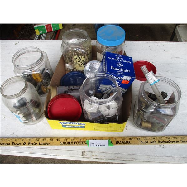 Various Screws, Bolts, Fittings, Floodlights, Misc.