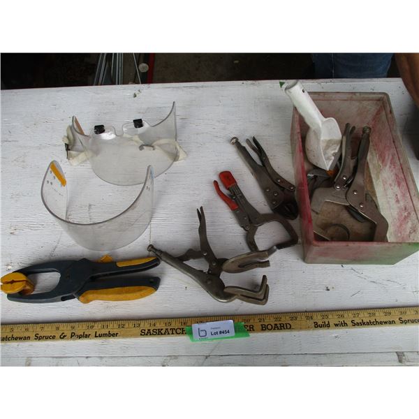 Vise Grips, Face Shields, Misc.