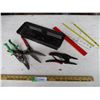 Image 1 : (2) Viper Grips, Cutters, Rulers, Misc.