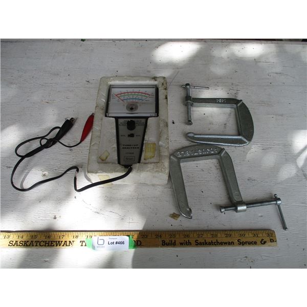 Tune Up Analyzer, (2) C-Clamps