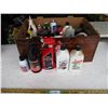 Image 1 : Partial Misc. Oils (Snowmobile Oil, Motorcycle Oil, Starting Fluid, Misc. Oils)