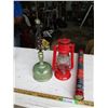 Image 1 : Liberty Fire Extinguisher, (2) Vintage Lanterns