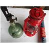 Image 4 : Liberty Fire Extinguisher, (2) Vintage Lanterns