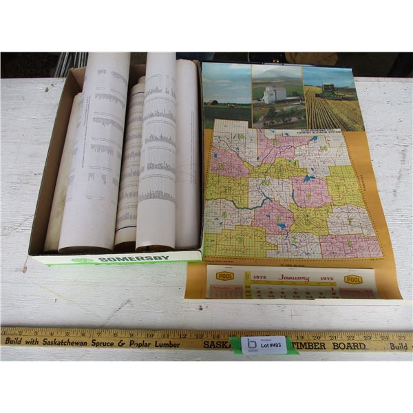 (5) 1970-80's Wheatpool Calendars