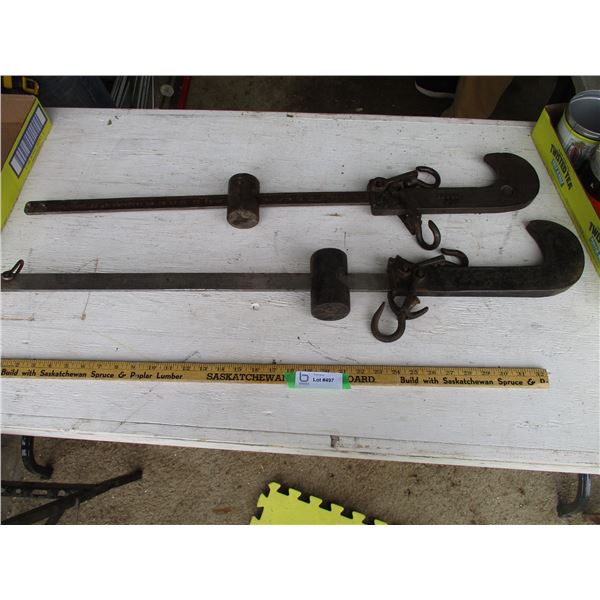 (2) Beam Scales (75 & 50 Lb)