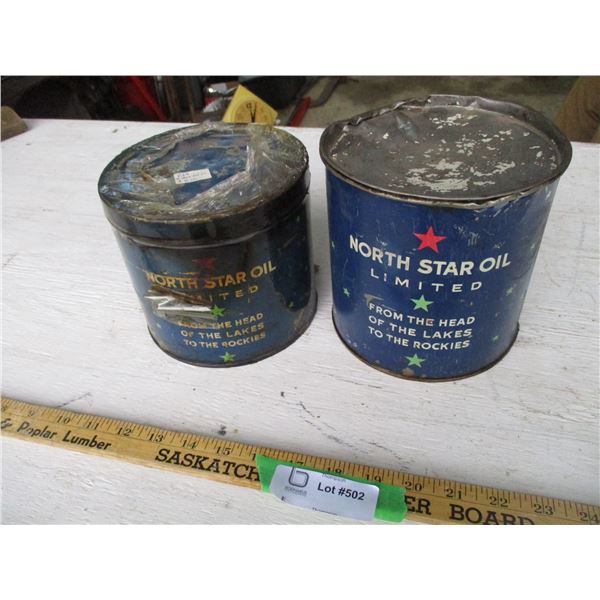 (2) North Star Tins