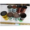 Image 1 : (8) Empty Oil Tins