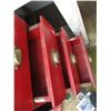 Image 3 : Red Wooden Storage Cabinets