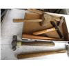 Image 3 : Mixed Lot of Hammers, Hammer Heads, Handles