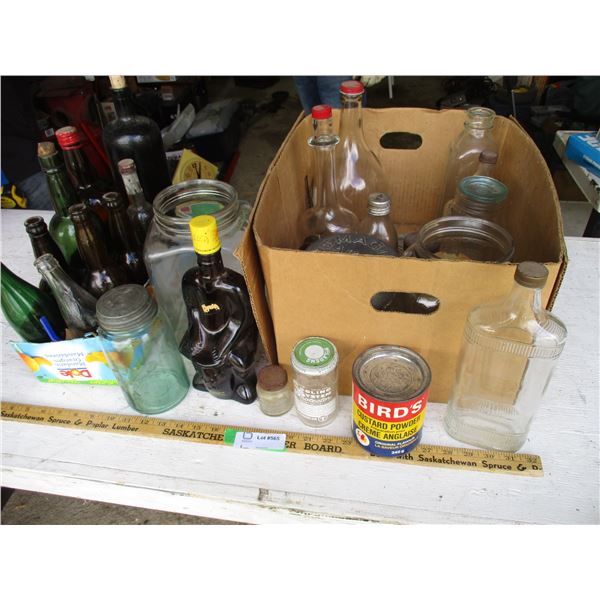 Vintage Jars, Sealers, Bottles, Cans