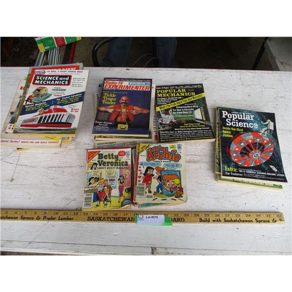 Vintage Books from 1950-60's (Popular Mechanix)