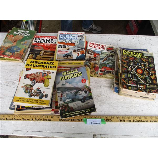 Vintage Books from 1940-50's (Mechanix Illustrated, Popular Science, Popular Mechanix)