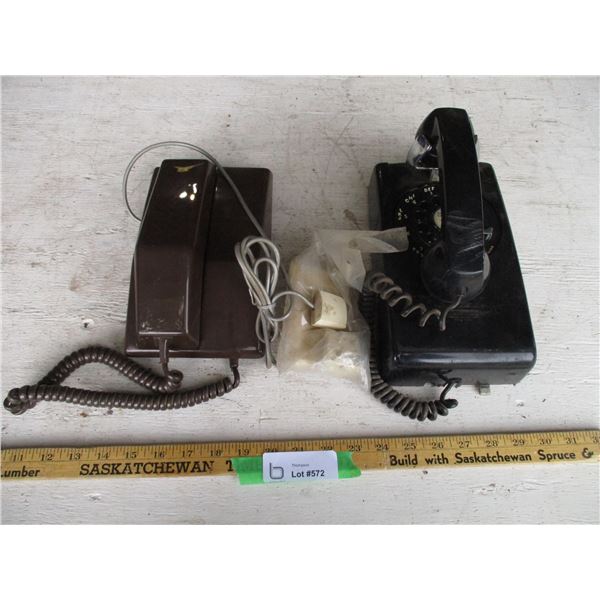 (2) Vintage Telephones