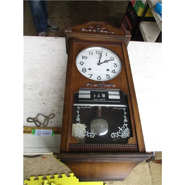 31 Day Citizen Clock with (2) Keys and Pendulum