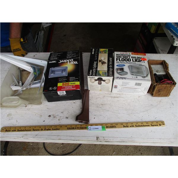 Security Light, Floodlights, Brackets, Ohmmeter