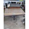 Image 1 : (2) Work Table Stands (1 - Iron Top with Vise, Casters, (2) Work Lights - 30 x 24", Other is 36 x 23