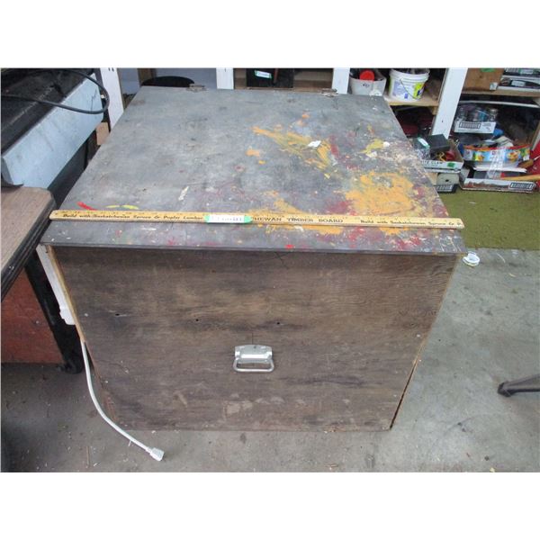 Wooden Storage Box (32 x 33")