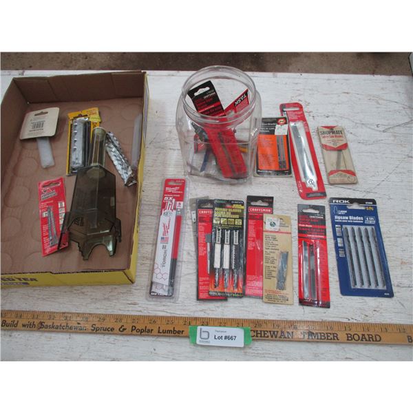 Jigsaw Blades, Drill Guide, Sawzall Blades