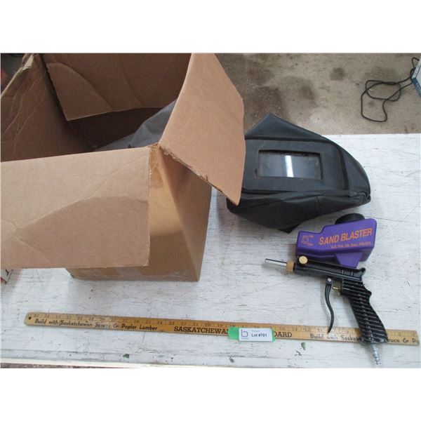 Sand Blaster with Blasting Beads