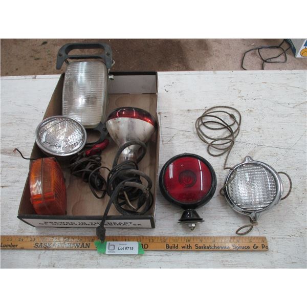 Mixed Lot of Implement Lights
