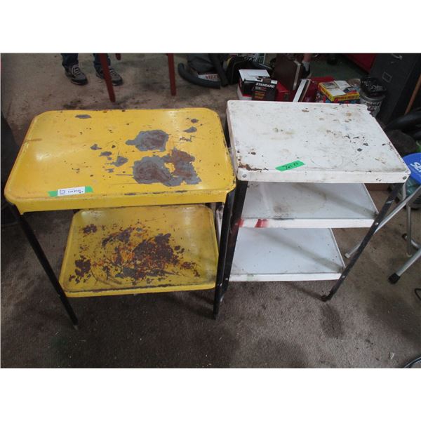 Metal Shop Tables on Casters (30" Tall)