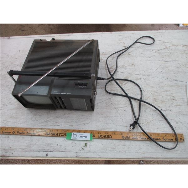 5" TV Radio with Police Scanner (Working)