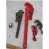 Image 3 : (2) Pipe Wrenches, (3) Pipe Cutters