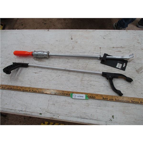 Sliding Hammer Pry Bar, Grabber