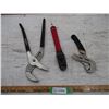 Image 1 : (2) Water Pump Pliers, Adjustable Oil Plug Wrench