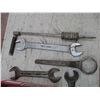 Image 2 : (3) Pipe Wrenches, Wrenches, Slide Hammer, Misc.