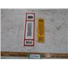 Image 1 : (2) Adverting Thermometers (Esso Menno Dueck - Rosthern Sask.)