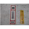 Image 3 : (2) Adverting Thermometers (Esso Menno Dueck - Rosthern Sask.)