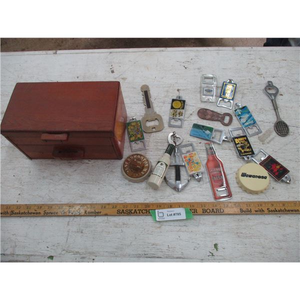 Bottle Openers, Wooden Jewelry Box