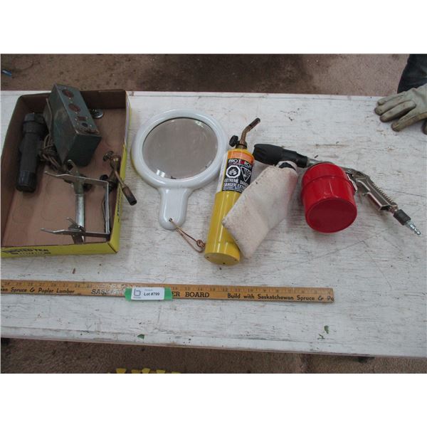 Torch, Torch Heads, Mirror, Flash Light, Sand Blaster, Misc.