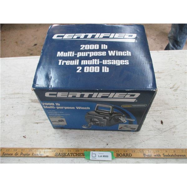 Certified 2000 Lb Multi-Purpose Wrench 12V DC Motor