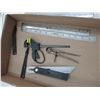 Image 2 : Drill Bits, Small Screw Driver Set, Square, Adjustable Square, Clamp, Misc.