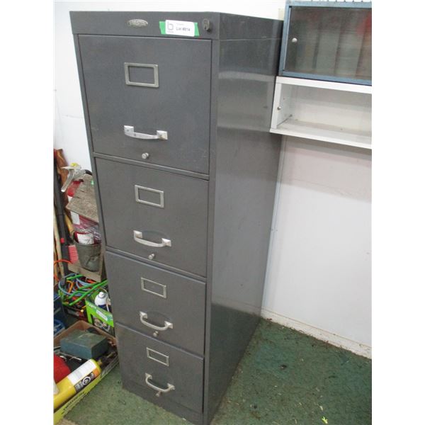 Coldsteel Metal 4 Drawer Metal Filing Cabinet