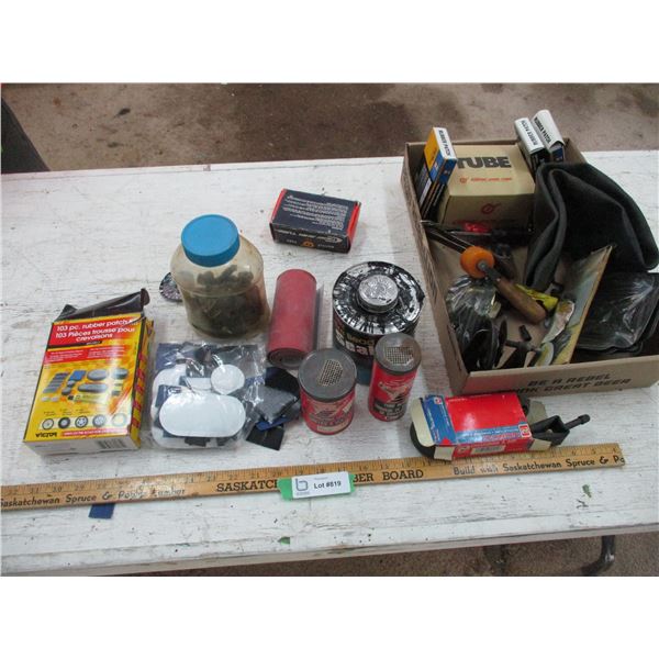 Tire Patch, Rubber Patch, Patching Related Items