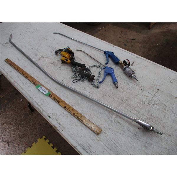 (3) Air Wands, Chain Style Load Binder