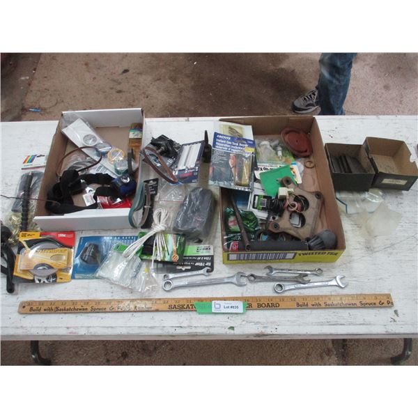 (2x Bid Price) Wrenches, Axle Keys, Coloured Tape, Misc.